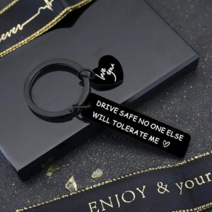 Drive Safe Keychains For Men