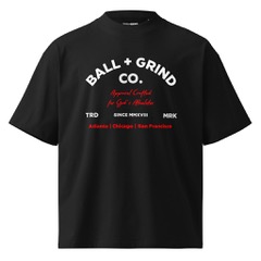 THE BALL+GRIND CO. Unisex Oversized High Neck T-Shirt
