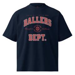 BALLERS DEPT. - Champions Clubhouse Edition Unisex Oversized High Neck T-Shirt